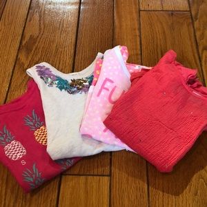 4 PCs little girls top size 8